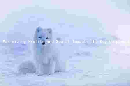 Maximizing Profits and Social Impact: The Key Components of a Successful CSR Strategy