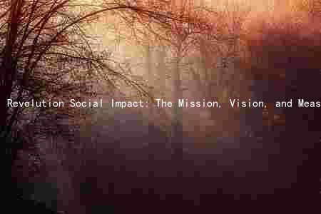 Revolution Social Impact: The Mission, Vision, and Measurement of a Pioneering Social Enterprise Inc