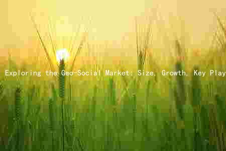 Exploring the Geo-Social Market: Size, Growth, Key Players, Trends, Challenges, Opportunities, and Future Developments