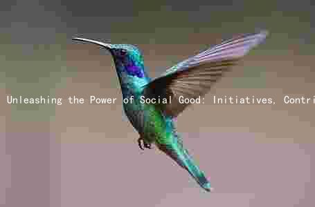 Unleashing the Power of Social Good: Initiatives, Contributions, and Overcoming Challenges